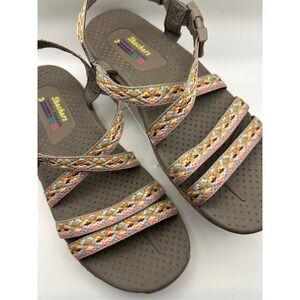 Skechers Outdoor Lifestyle Womens Sandals Multi Color Strappy Comfort Size 7